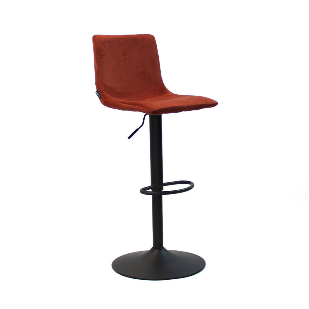 Barkruk velours koper 60 cm