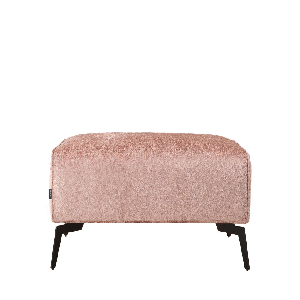Poef chenille roze