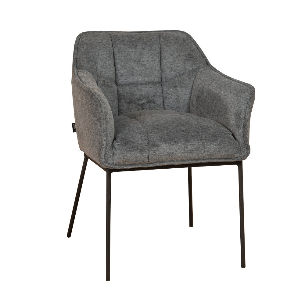 Stoel polyester antraciet 62 cm