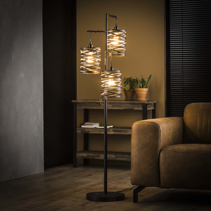 Vloerlamp Calen 3-lichts