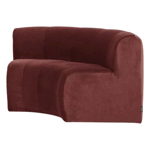 Bank velours bruin