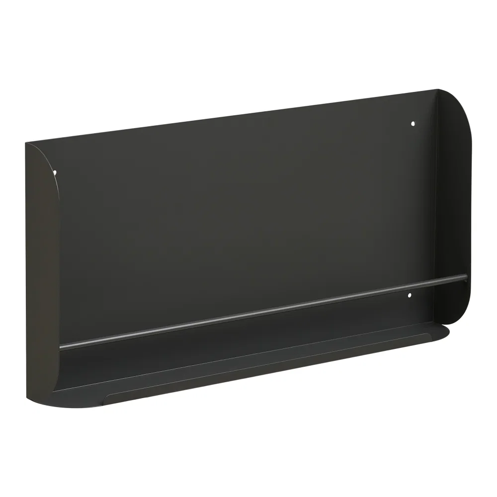 Wandplank metaal donkergrijs