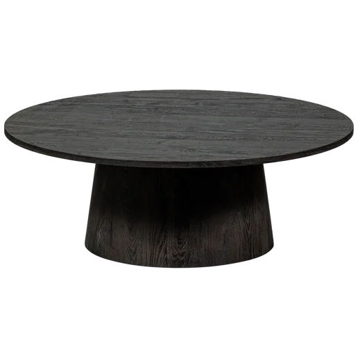 Salontafel Novna hout bruin Ø100 cm