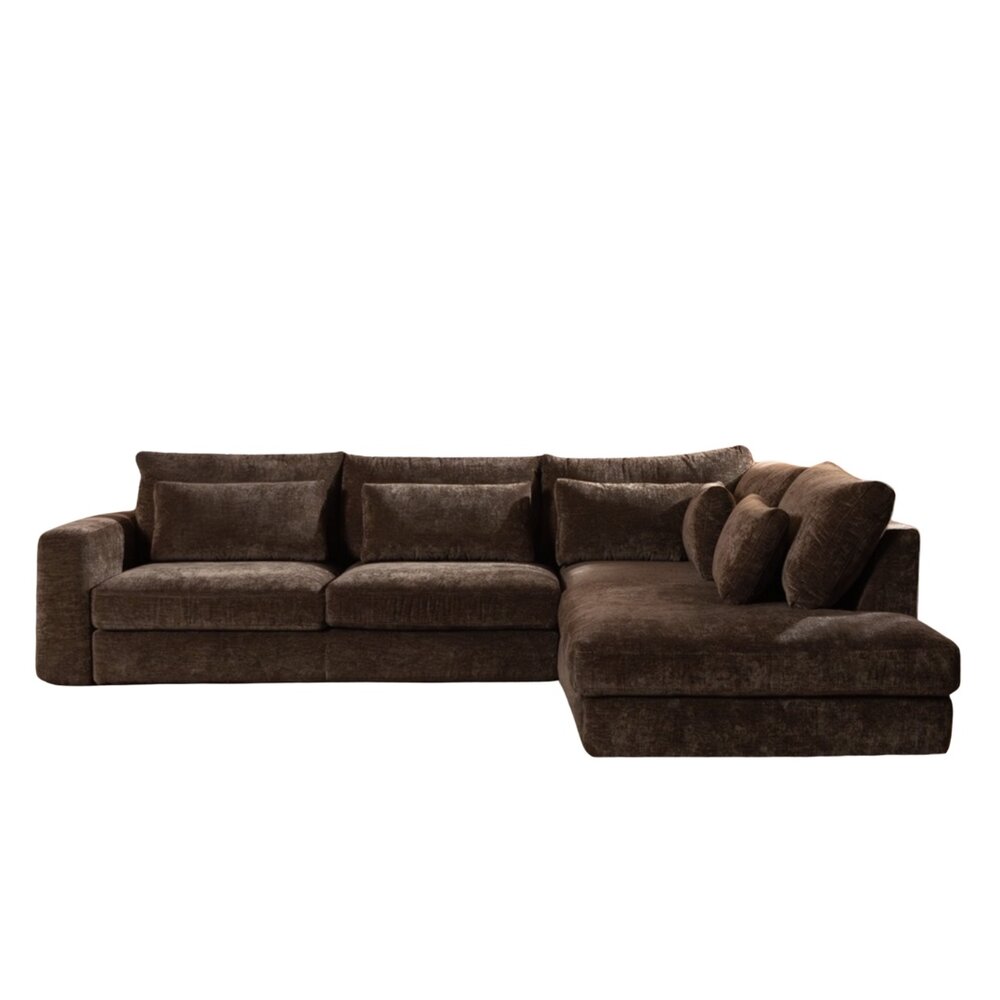 Hoekbank eddy 11 mocha rechts