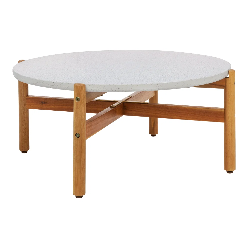Salontafel acacia naturel