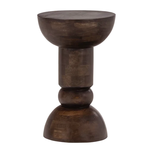Bijzettafel bruin 40 cm