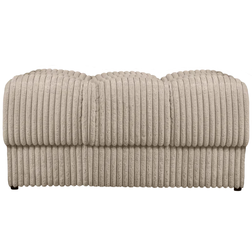 Poef Kale polyester naturel