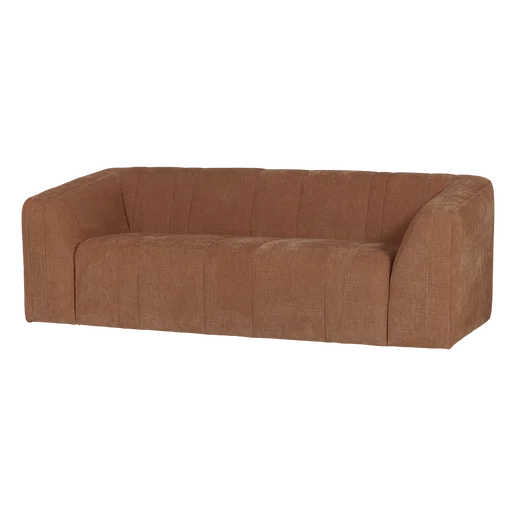 Bank bruin 2-zits 210 cm