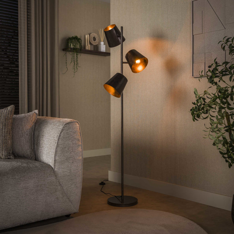 Vloerlamp 3-lichts 2