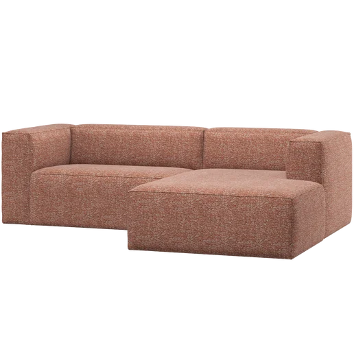 Chaise longue oranje rechts