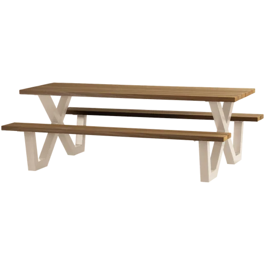 Tuintafel naturel