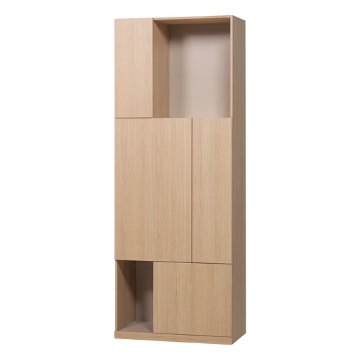 Kast spaanplaat naturel 80 cm