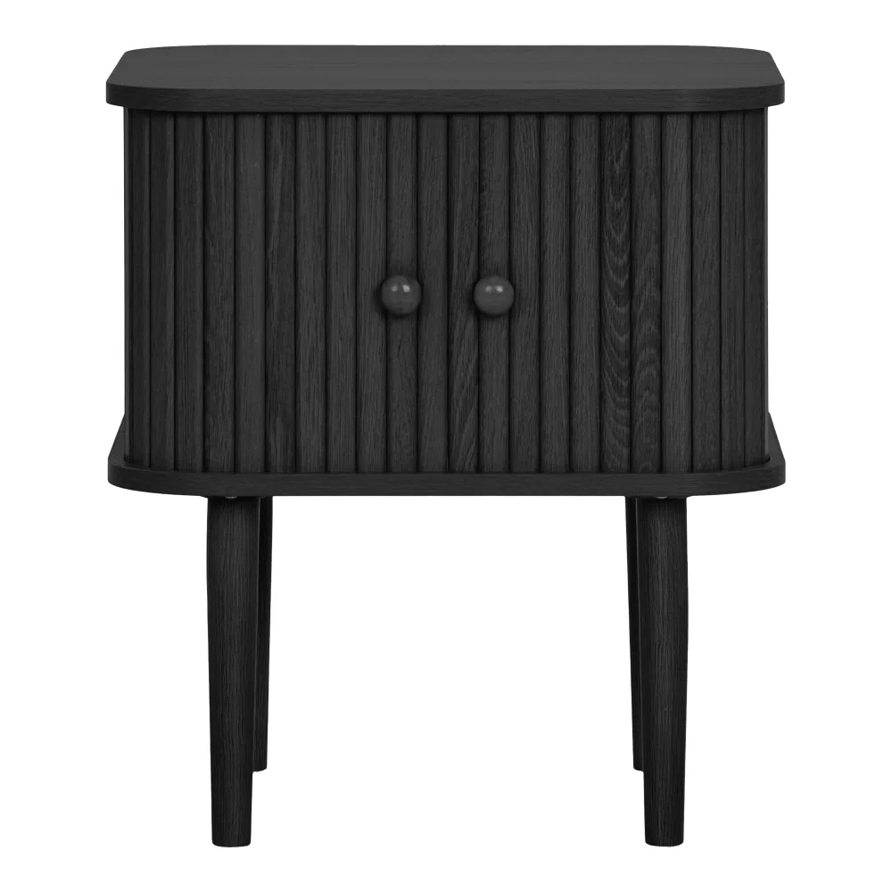 Bijzettafel Marvo MDF zwart 40 cm
