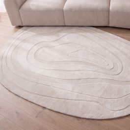 Vloerkleed polyester ivoor 11