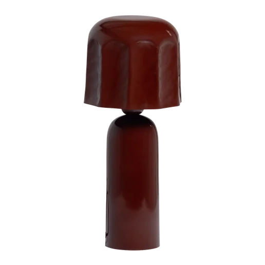 Tafellamp bruin 15 cm