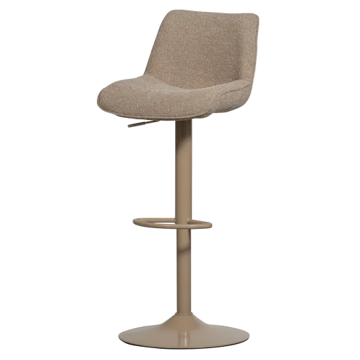 Barkruk polyester beige 45 cm