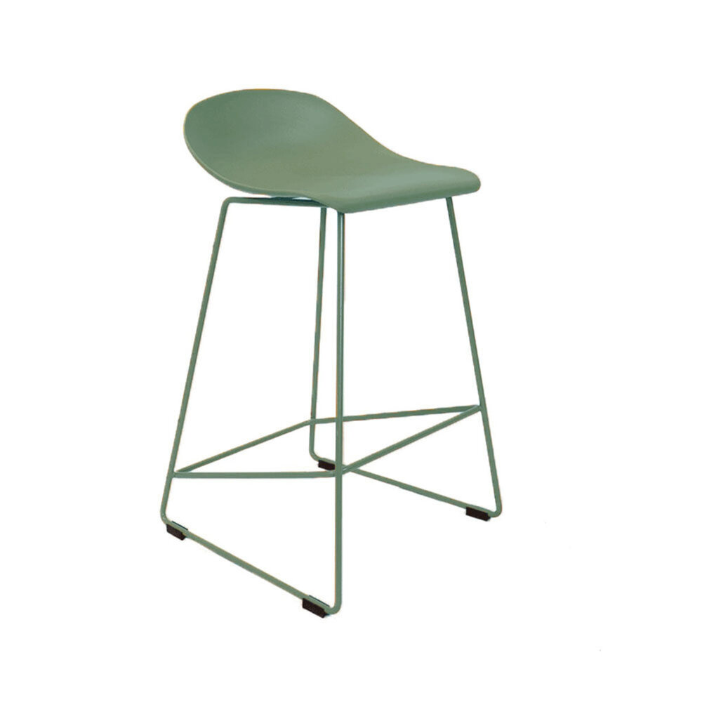 Barkruk kunststof groen 66 cm