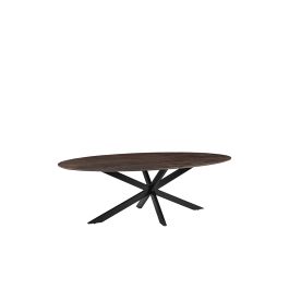 Eettafel mangohout bruin espresso