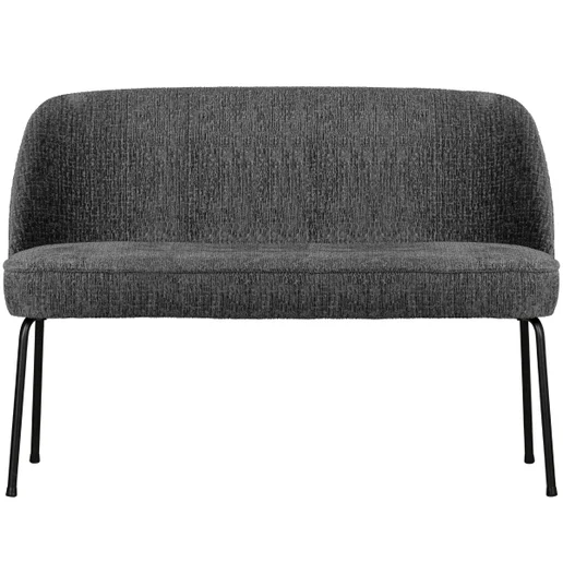 Bank Levloa polyester grijs 120 cm