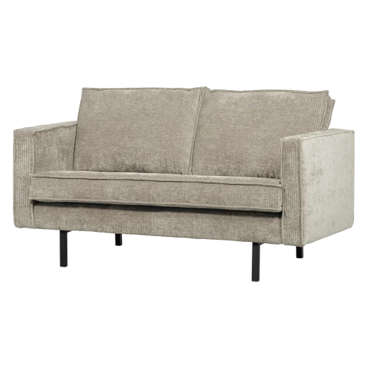 Bank beige 2-zits 150 cm