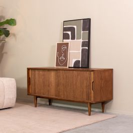 Tv-meubel eiken walnoot 130 cm