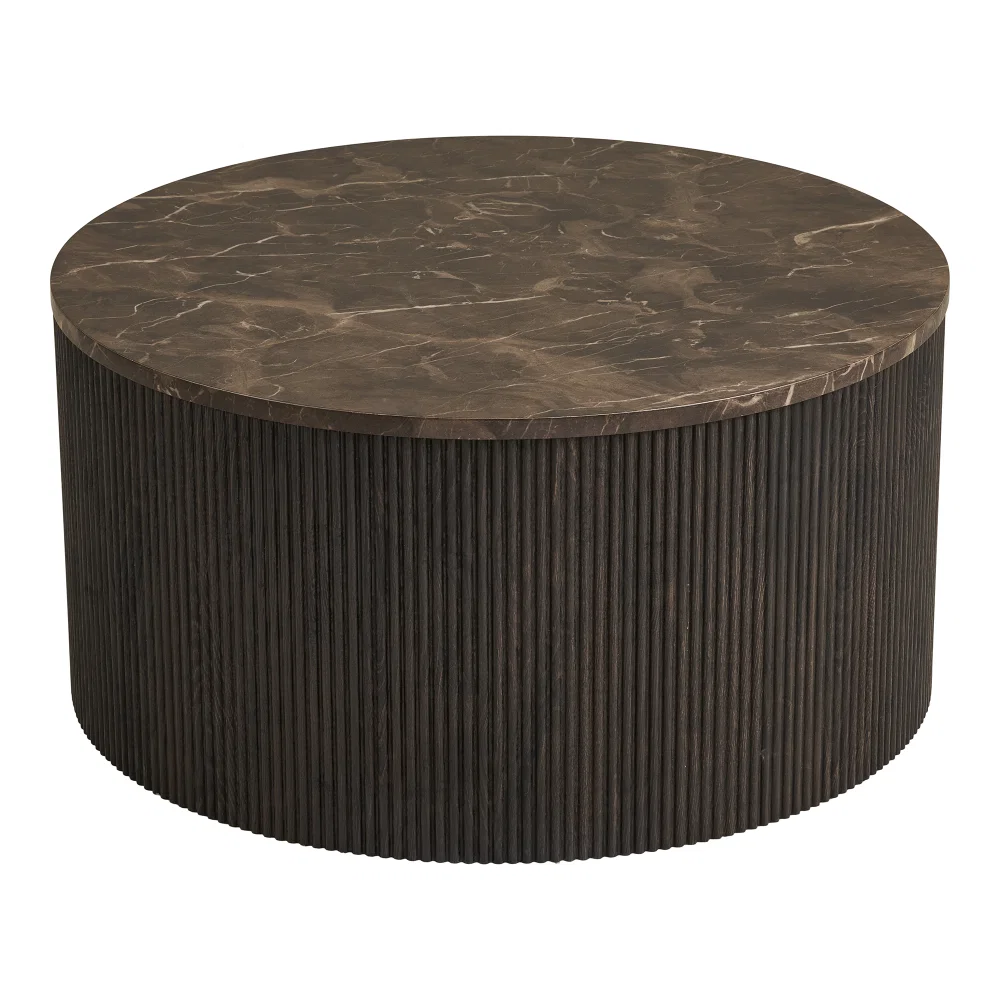 Salontafel MDF donkerbruin 80 cm
