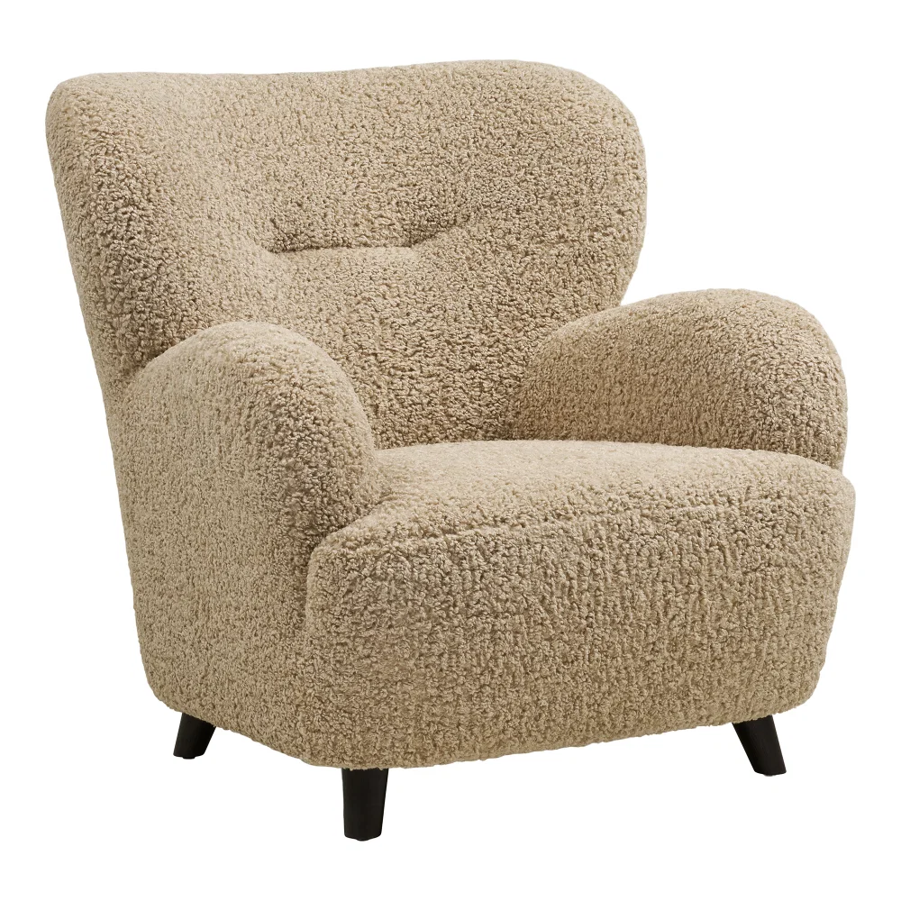 Fauteuil Belo multiplex lichtbruin