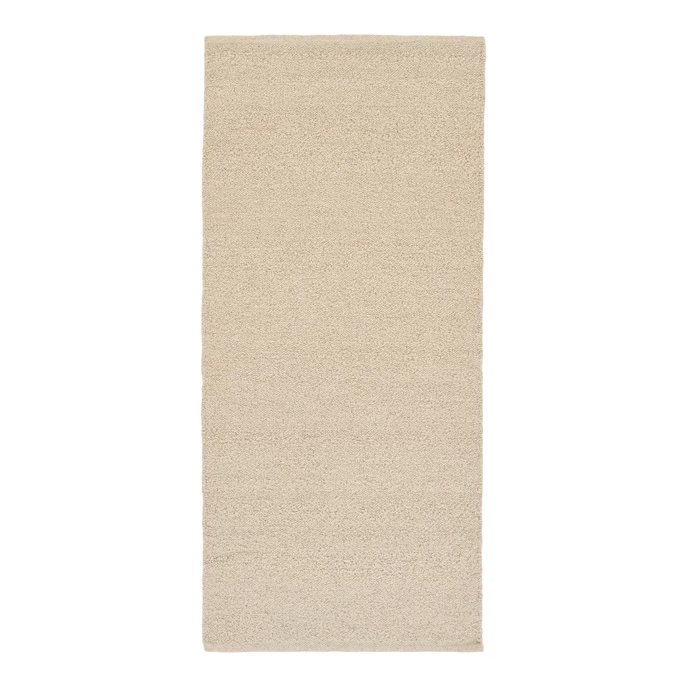 Vloerkleed wol beige 180 cm