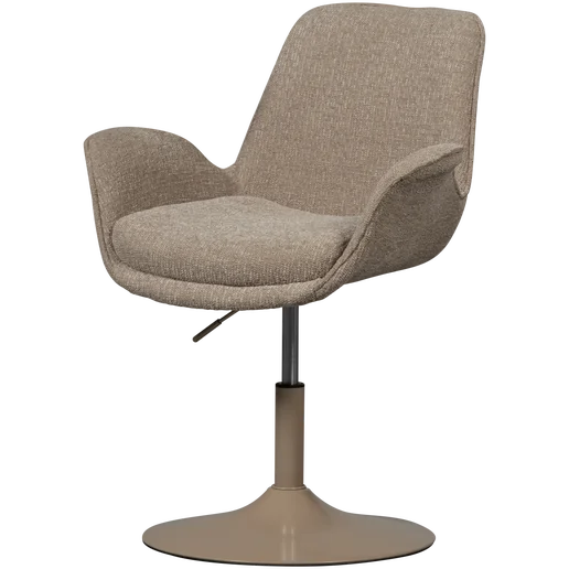 Eetkamerstoel Oron polyester beige 70 cm