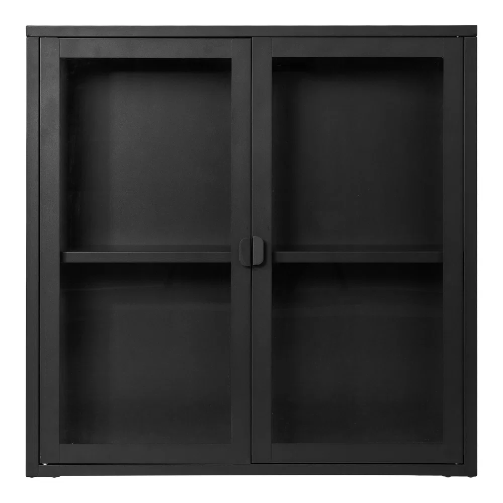 Kast staal zwart 80 cm