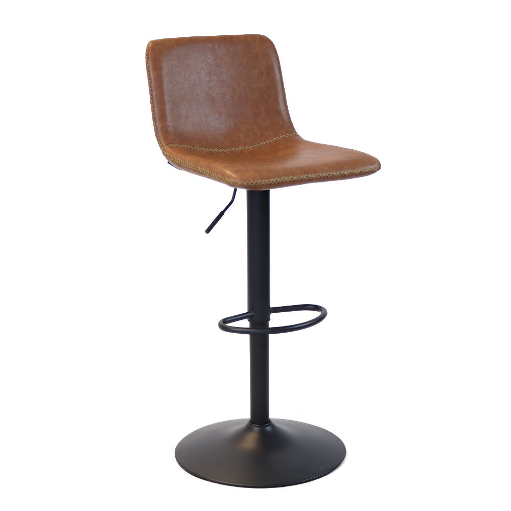 Barkruk eco-leer cognac 45 cm