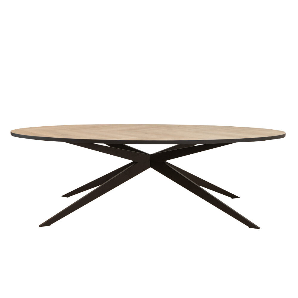 Eettafel pvc 280 × 110 cm ovaal