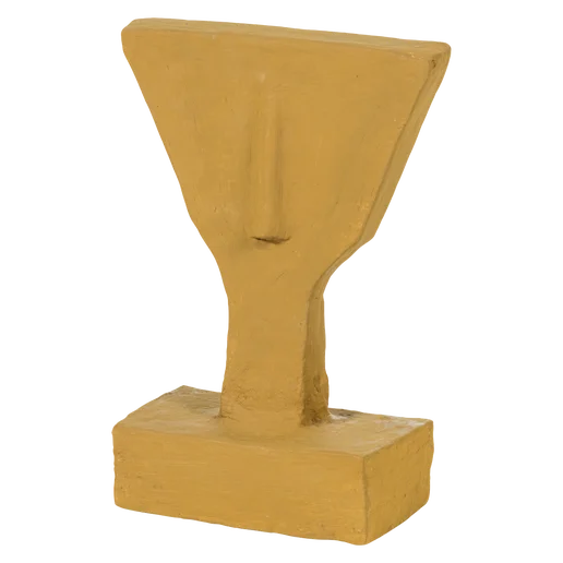Decoratie geel 25 cm