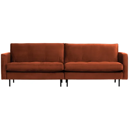 Bank Novnae velours oranje 3-zits