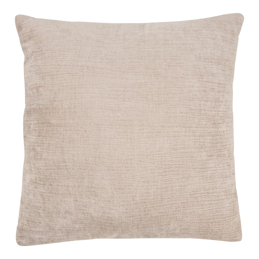 Kussen viscose beige