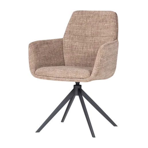 Eetkamerstoel beige 61 cm