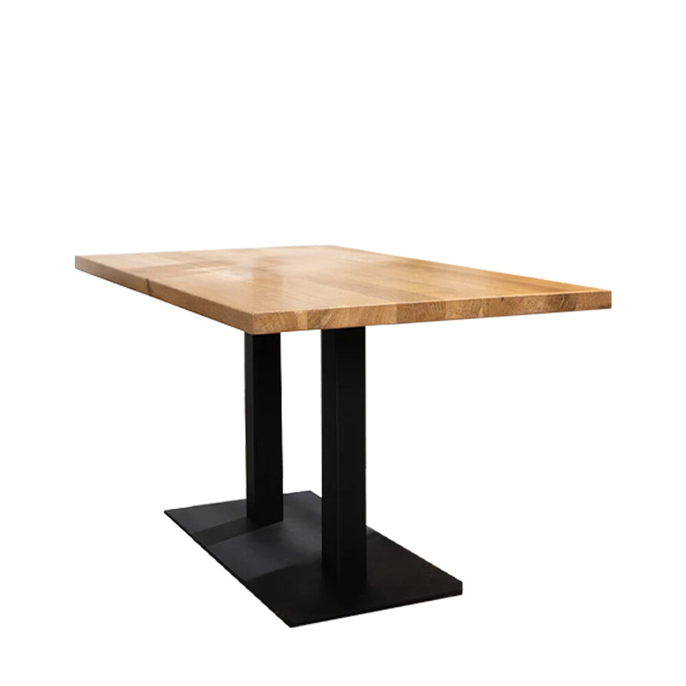 Eettafel eikenhout 140 × 80 cm