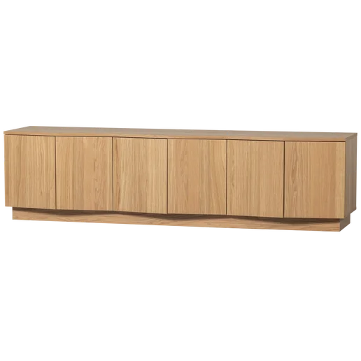 Tv-meubel eiken bruin 200 cm