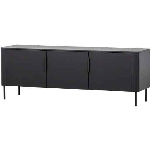 Tv-meubel zwart 154 cm