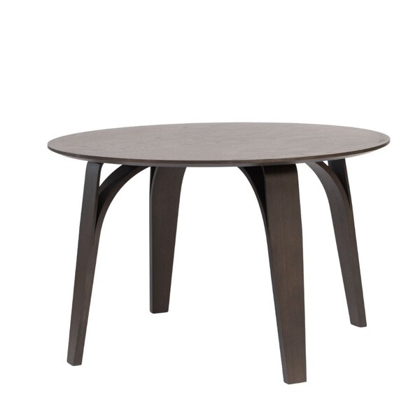 Eettafel MDF + eikenfineer walnoot rond Ø120 cm