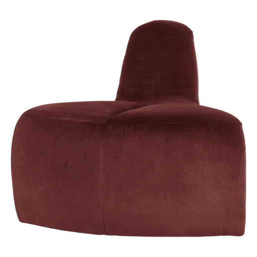 Bank velours bruin 73 cm