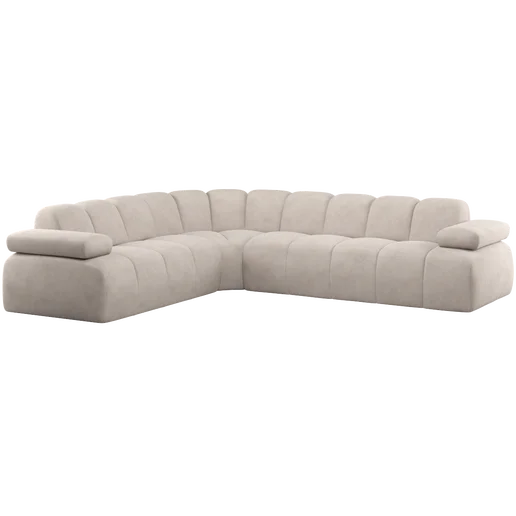 Hoekbank beige links