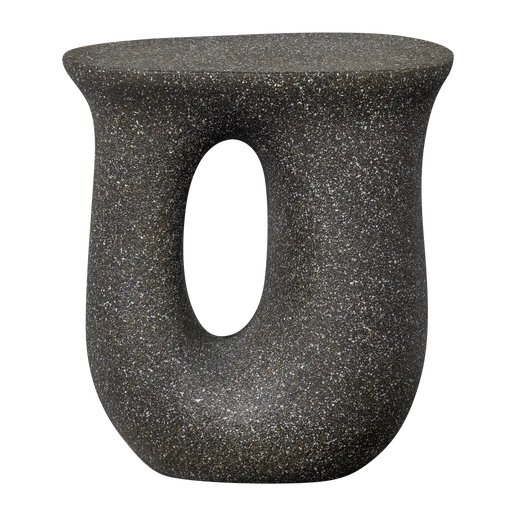 Bijzettafel magnesium zwart 42 cm