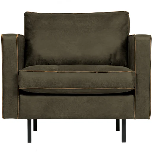 Fauteuil Coro velours groen
