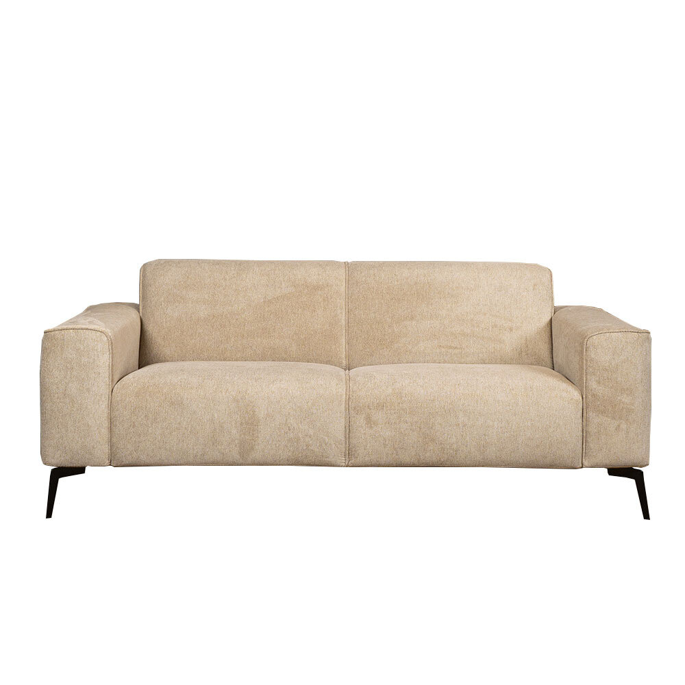 Bank polyester taupe 5-zits 198 cm