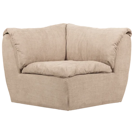 Bank polyester beige 96 cm