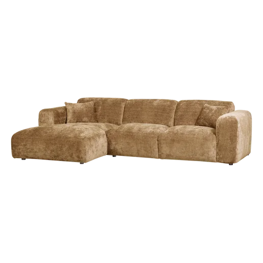 Chaise longue Salan geel links