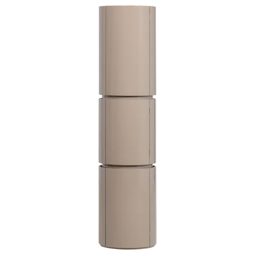 Kast MDF beige Ø45 cm