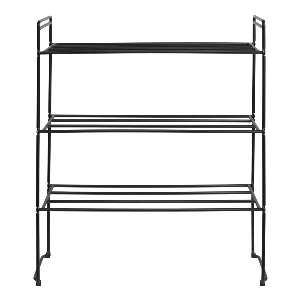 Wandplank staal zwart 50 × 60 cm hoog