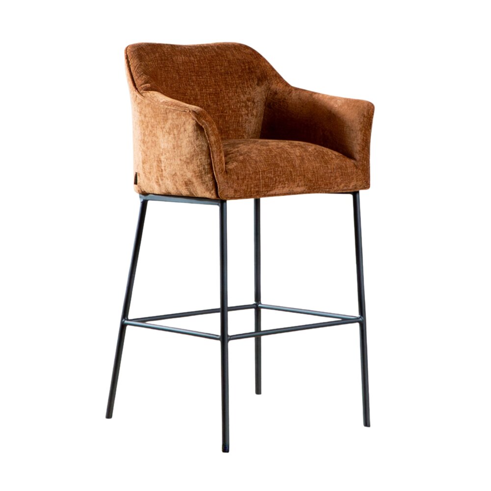 Barkruk Olar polyester koper 85 cm